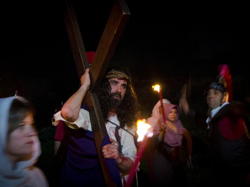 Representación de la Pasión Viviente de Iriépal en Guadalajara. Fotografia de Ana  García Sánchez 