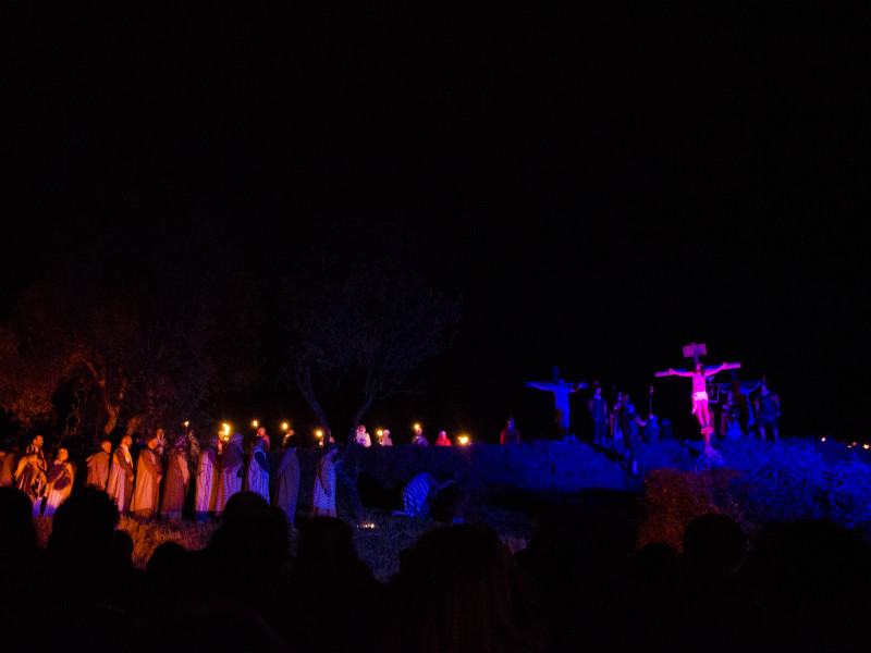 Representación de la Pasión Viviente de Iriépal en Guadalajara. Fotografia de Ana  García Sánchez 