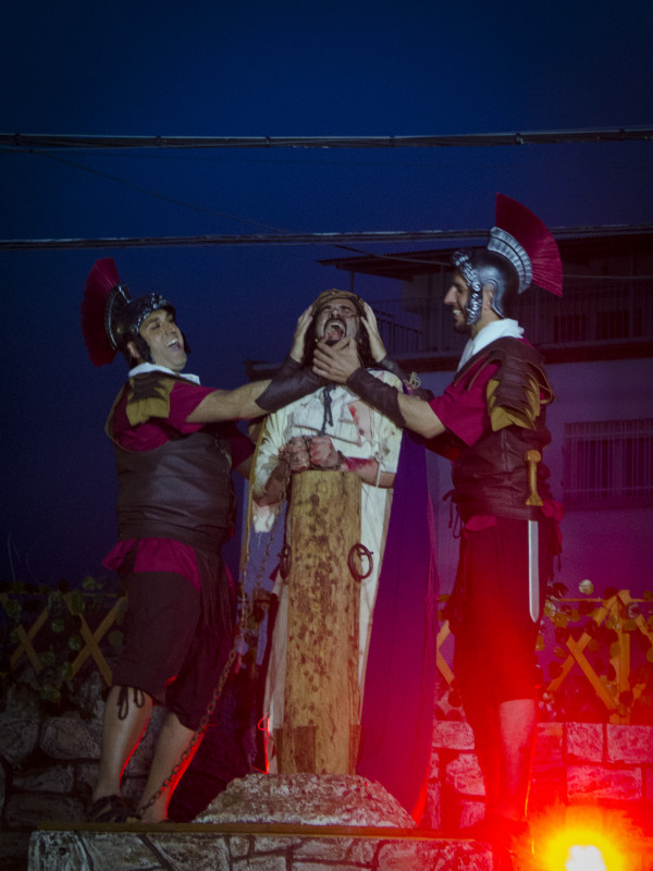 Representación de la Pasión Viviente de Iriépal en Guadalajara. Fotografia de Ana  García Sánchez 