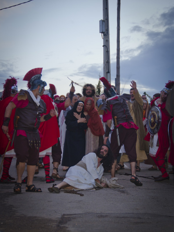 Representación de la Pasión Viviente de Iriépal en Guadalajara. Fotografia de Ana  García Sánchez 