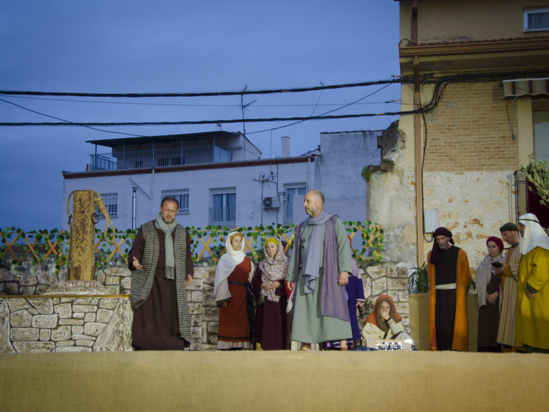 Representación de la Pasión Viviente de Iriépal en Guadalajara. Fotografia de Ana  García Sánchez 