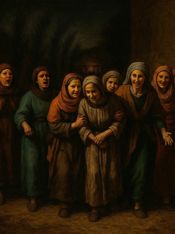 Representación de la Pasión Viviente de Iriépal en Guadalajara. Fotografia de Cuadros Pasión 