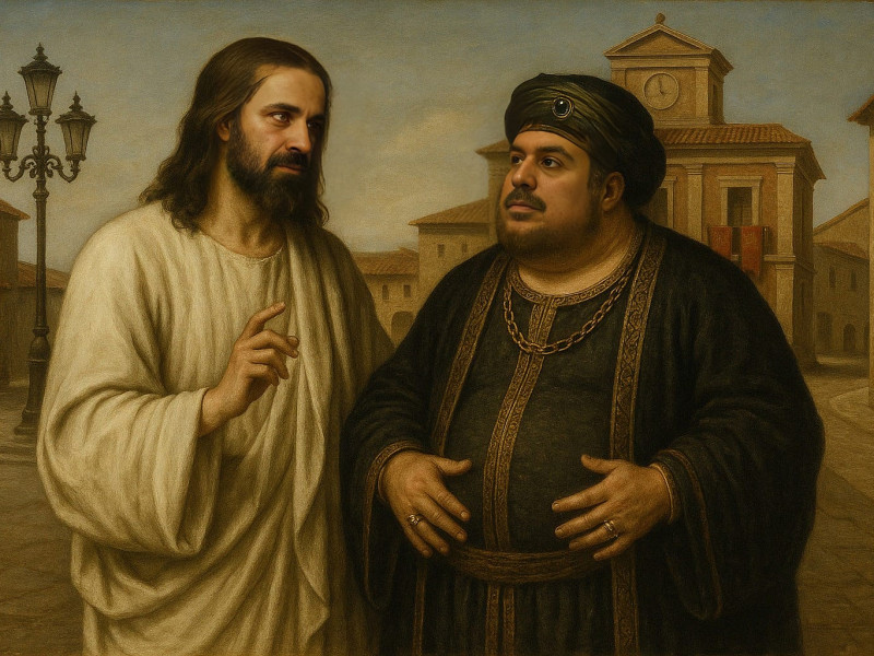 Representación de la Pasión Viviente de Iriépal en Guadalajara. Fotografia de Cuadros Pasión 