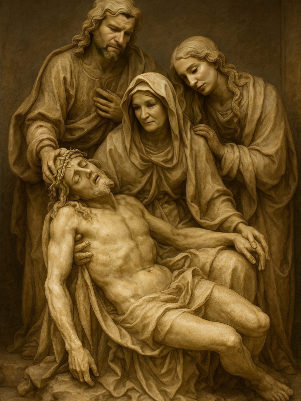 Representación de la Pasión Viviente de Iriépal en Guadalajara. Fotografia de Cuadros Pasión 