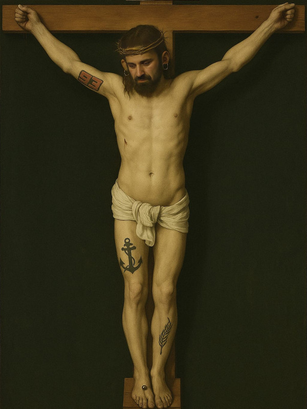 Representación de la Pasión Viviente de Iriépal en Guadalajara. Fotografia de Cuadros Pasión 