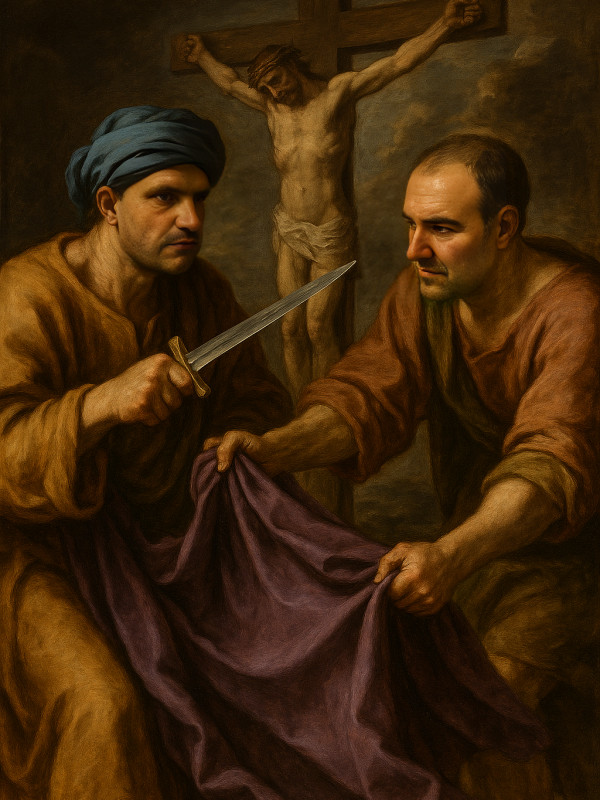 Representación de la Pasión Viviente de Iriépal en Guadalajara. Fotografia de Cuadros Pasión 2 