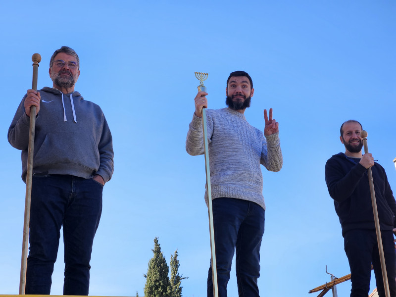 Representación de la Pasión Viviente de Iriépal en Guadalajara. Fotografia de Ensayo General 