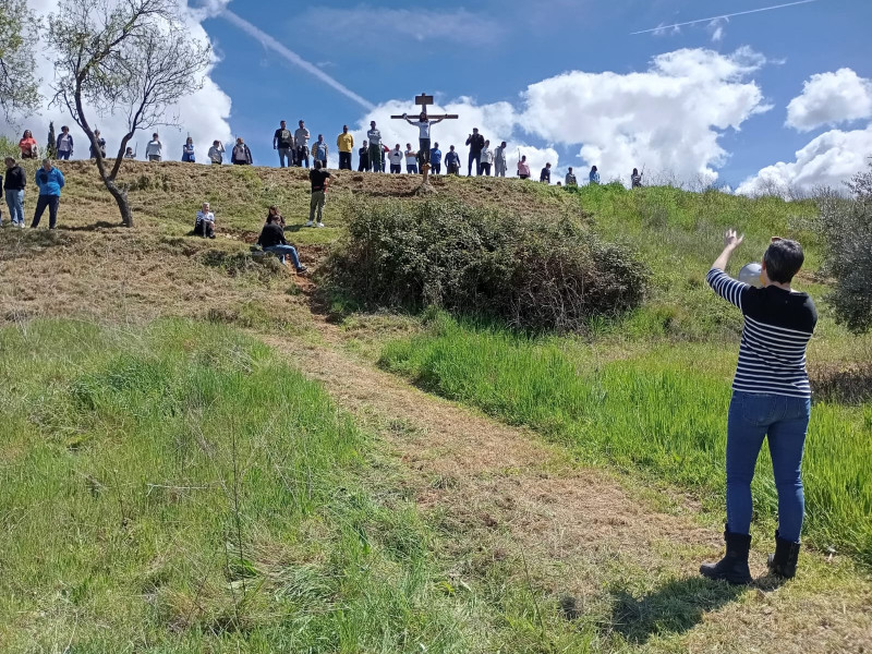 Representación de la Pasión Viviente de Iriépal en Guadalajara. Fotografia de Ensayo General 