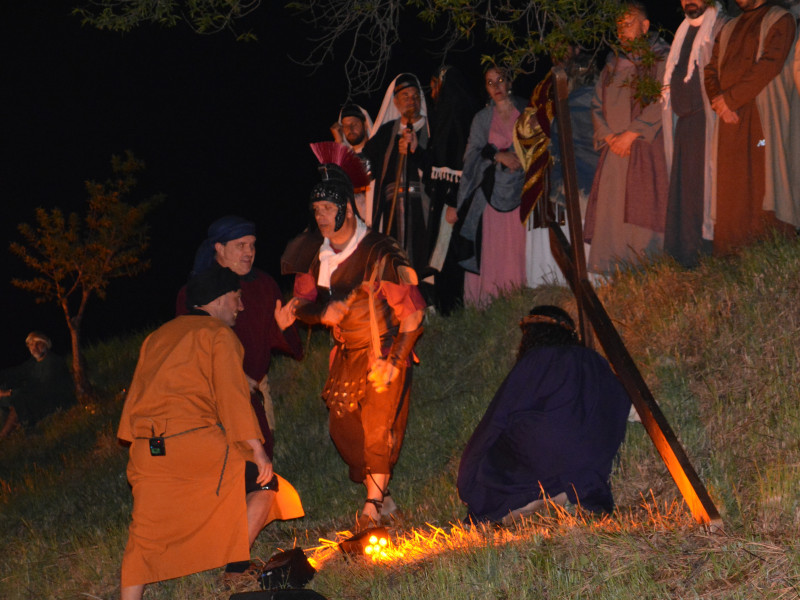 Representación de la Pasión Viviente de Iriépal en Guadalajara. Fotografia de Jos? Pastor 