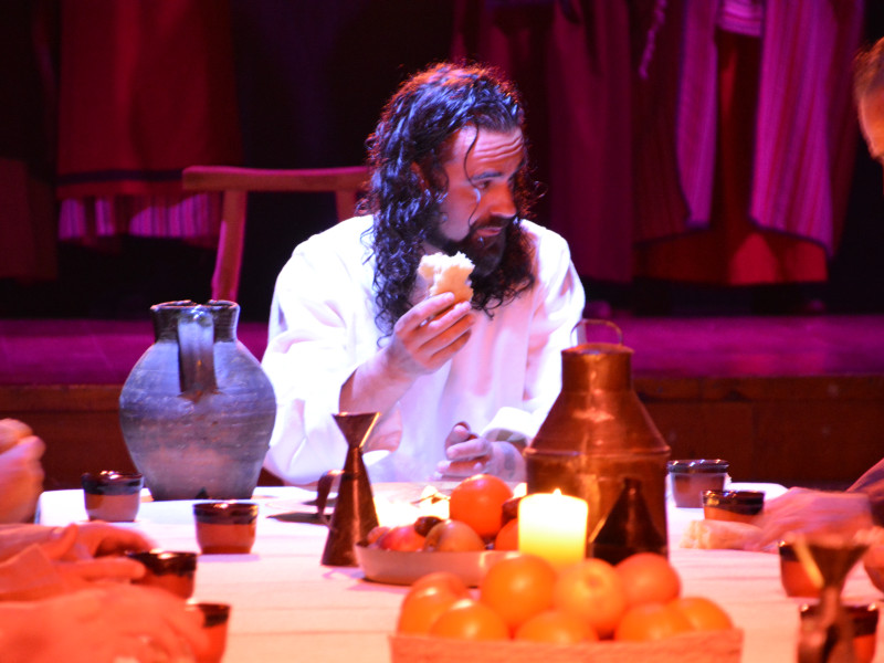 Representación de la Pasión Viviente de Iriépal en Guadalajara. Fotografia de Jos? Pastor 