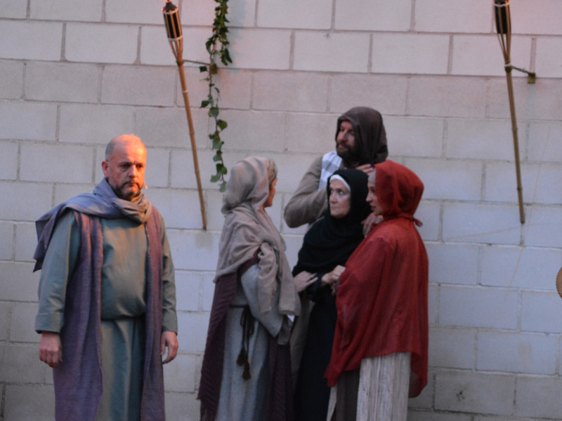 Representación de la Pasión Viviente de Iriépal en Guadalajara. Fotografia de Jos? Pastor 
