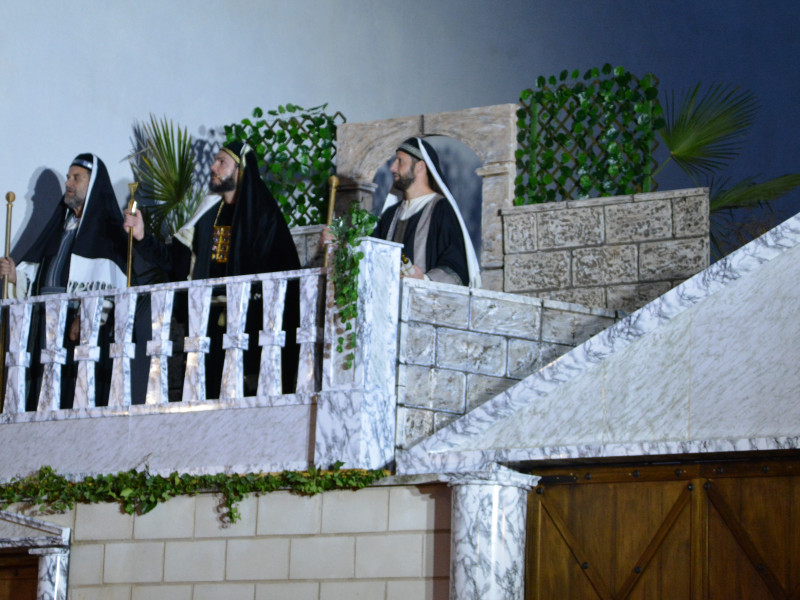 Representación de la Pasión Viviente de Iriépal en Guadalajara. Fotografia de Jos? Pastor 