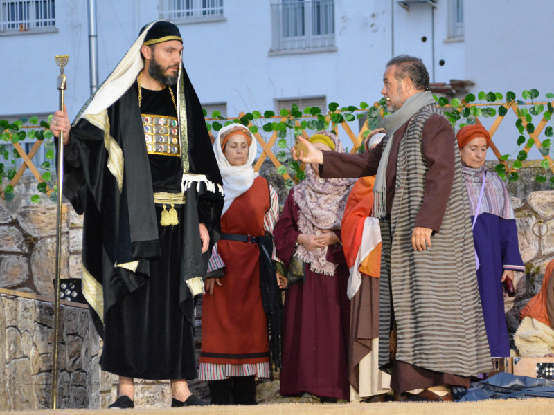 Representación de la Pasión Viviente de Iriépal en Guadalajara. Fotografia de Jos? Pastor 