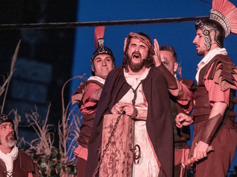 Representación de la Pasión Viviente de Iriépal en Guadalajara. Fotografia de M. VANESSA TABERNERO 