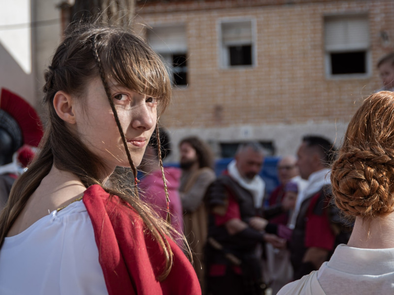 Representación de la Pasión Viviente de Iriépal en Guadalajara. Fotografia de Manuel Borrero 