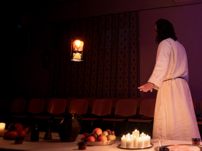 Representación de la Pasión Viviente de Iriépal en Guadalajara. Fotografia de Manuel Borrero 