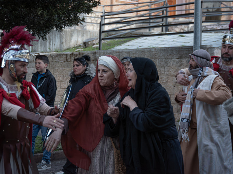 Representación de la Pasión Viviente de Iriépal en Guadalajara. Fotografia de Manuel Borrero 