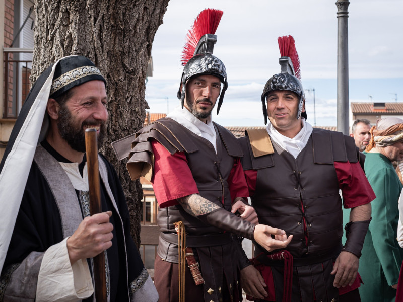 Fotografía de la galería de Manuel Borrero de la Pasión Viviente de Iriépal