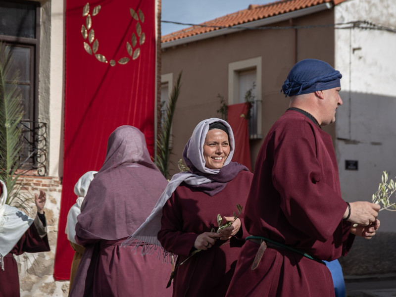 Representación de la Pasión Viviente de Iriépal en Guadalajara. Fotografia de Manuel Borrero 