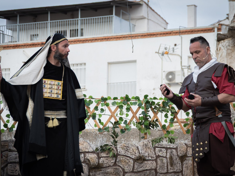 Representación de la Pasión Viviente de Iriépal en Guadalajara. Fotografia de Manuel Borrero 