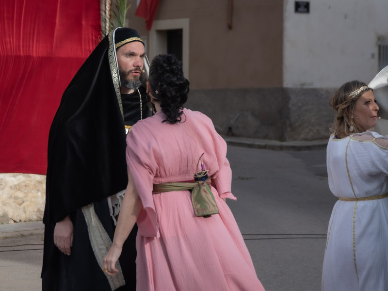 Representación de la Pasión Viviente de Iriépal en Guadalajara. Fotografia de Manuel Borrero 