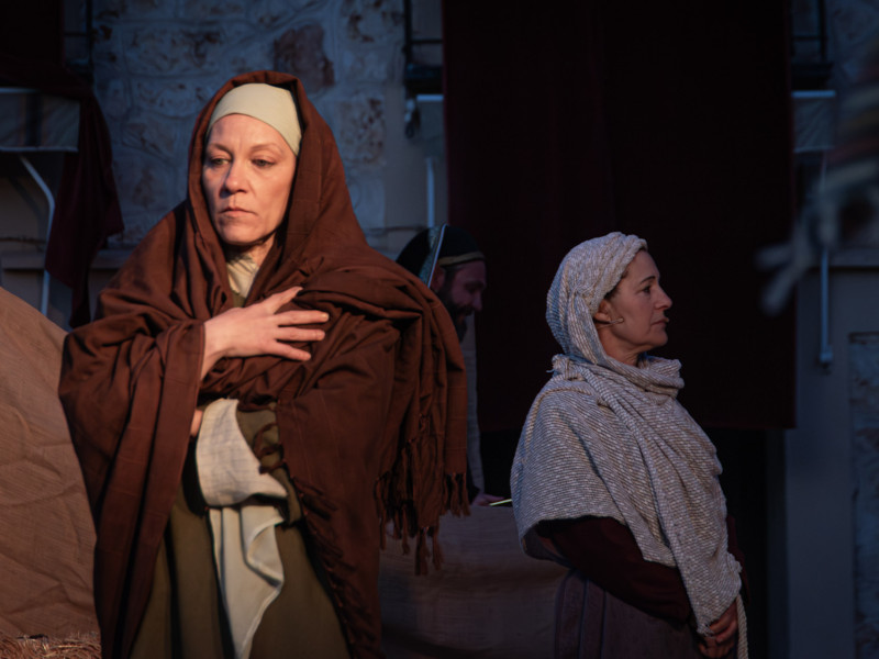 Fotografía de la galería de Manuel Borrero de la Pasión Viviente de Iriépal