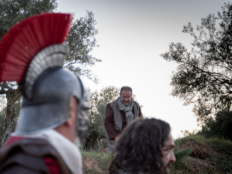 Representación de la Pasión Viviente de Iriépal en Guadalajara. Fotografia de Manuel Borrero 
