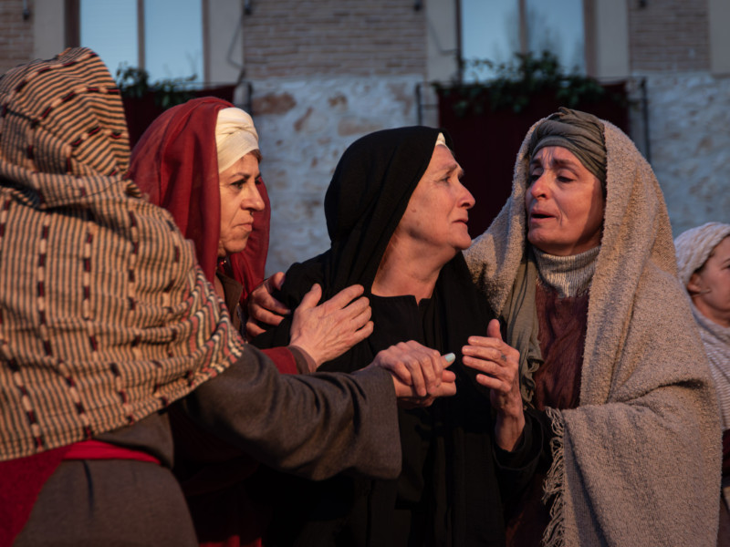 Representación de la Pasión Viviente de Iriépal en Guadalajara. Fotografia de Manuel Borrero 