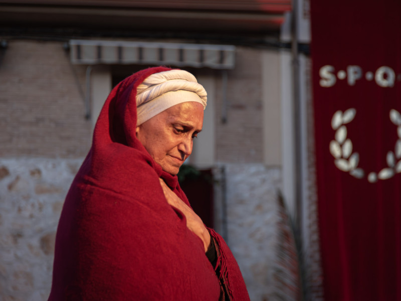Fotografía de la galería de Manuel Borrero de la Pasión Viviente de Iriépal