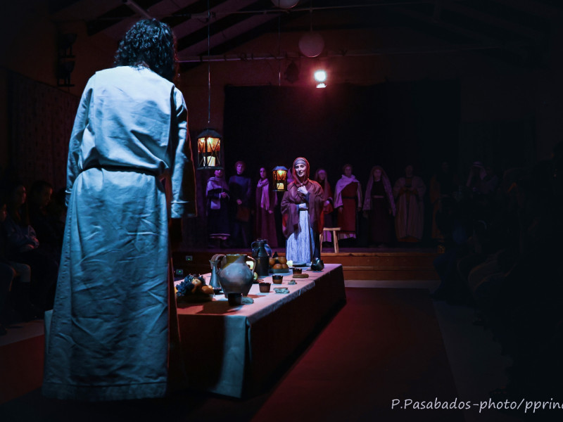 Representación de la Pasión Viviente de Iriépal en Guadalajara. Fotografia de Pablo Pasabados 