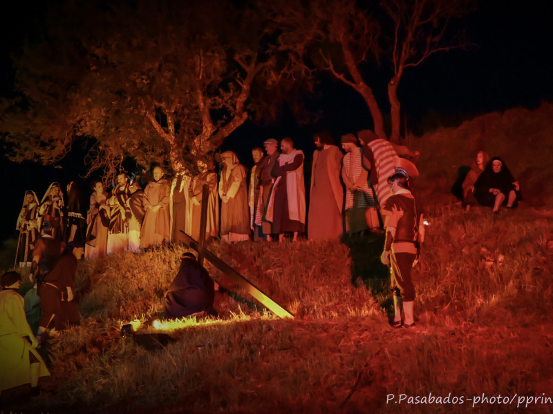 Fotografía de la galería de Pablo Pasabados de la Pasión Viviente de Iriépal