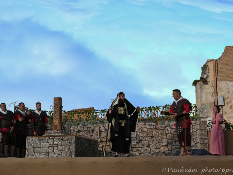 Representación de la Pasión Viviente de Iriépal en Guadalajara. Fotografia de Pablo Pasabados 