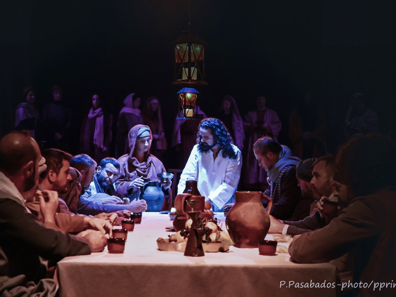 Fotografía de la galería de Pablo Pasabados de la Pasión Viviente de Iriépal