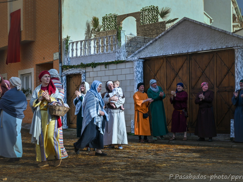Representación de la Pasión Viviente de Iriépal en Guadalajara. Fotografia de Pablo Pasabados 