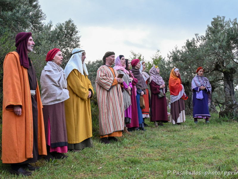 Fotografía de la galería de Pablo Pasabados de la Pasión Viviente de Iriépal