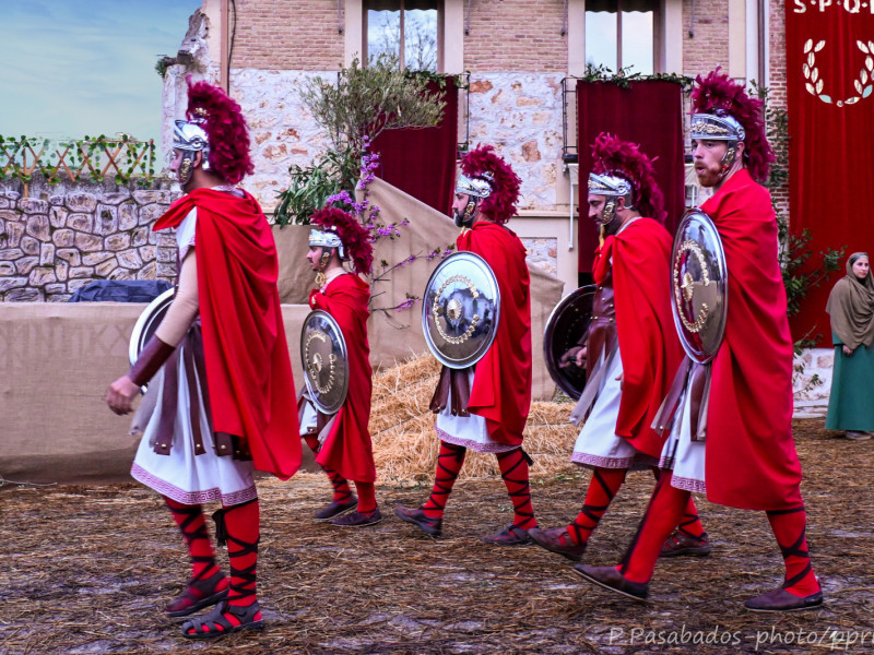 Representación de la Pasión Viviente de Iriépal en Guadalajara. Fotografia de Pablo Pasabados 