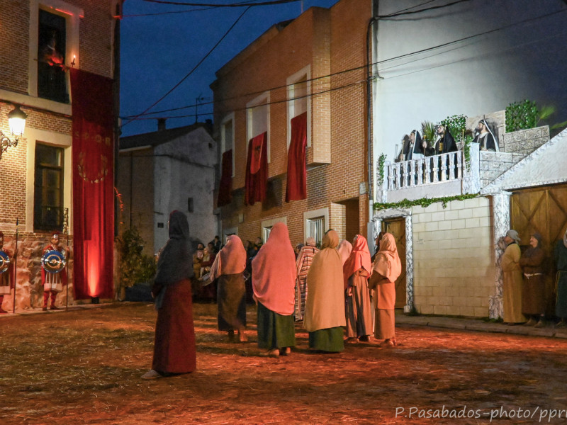 Representación de la Pasión Viviente de Iriépal en Guadalajara. Fotografia de Pablo Pasabados 