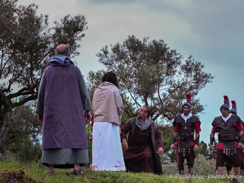 Fotografía de la galería de Pablo Pasabados de la Pasión Viviente de Iriépal