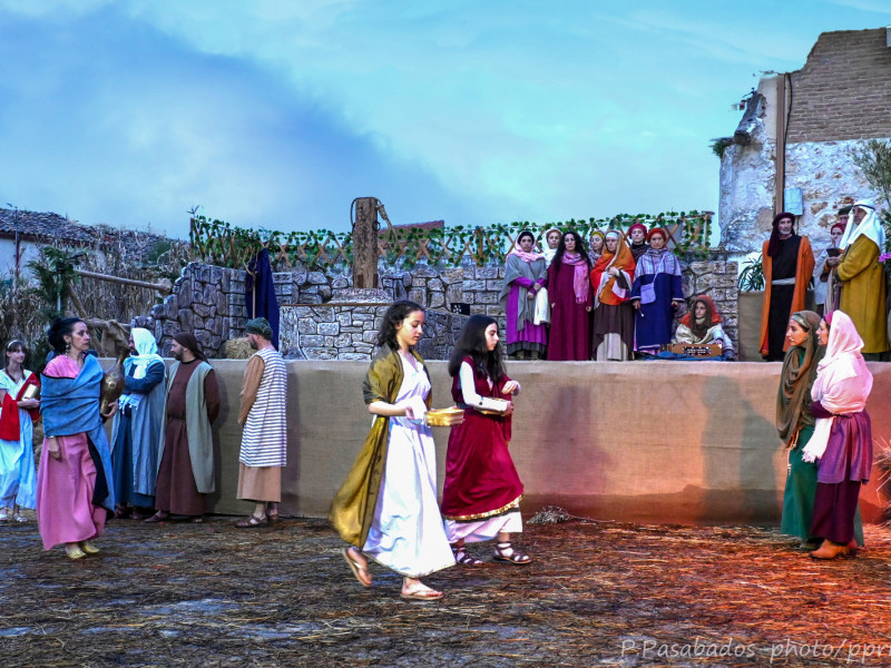 Representación de la Pasión Viviente de Iriépal en Guadalajara. Fotografia de Pablo Pasabados 